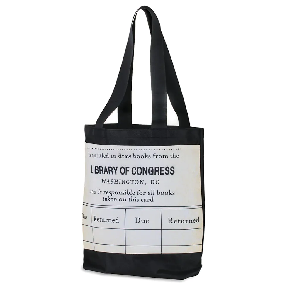 Library Card Tote Bag